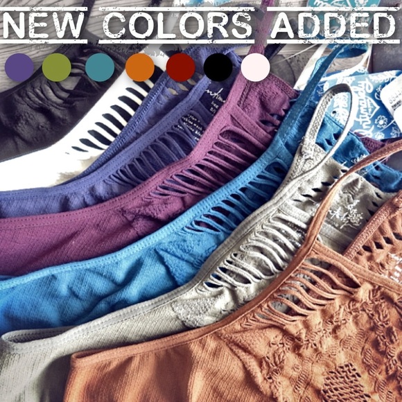 Free People hanalei bralettes XS/S M/L - Picture 3 of 8